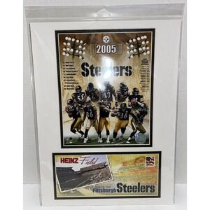 USPS Pittsburgh Steelers 2005 Team Composite 12" x 16" Photo Cover Heinz‎ Field
